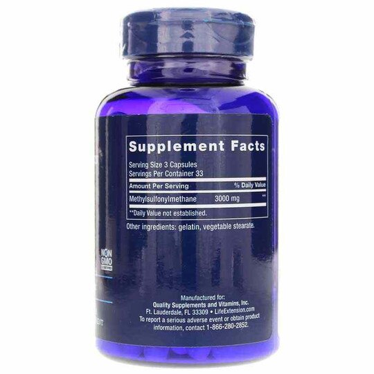 MSM 1000 Mg, 100 Capsules, LFE