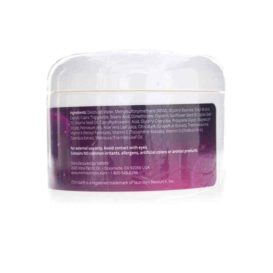 MSM Cream, 4 Oz, MRM