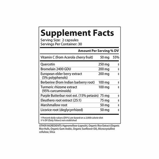 Mucinease, 60 Capsules, DB