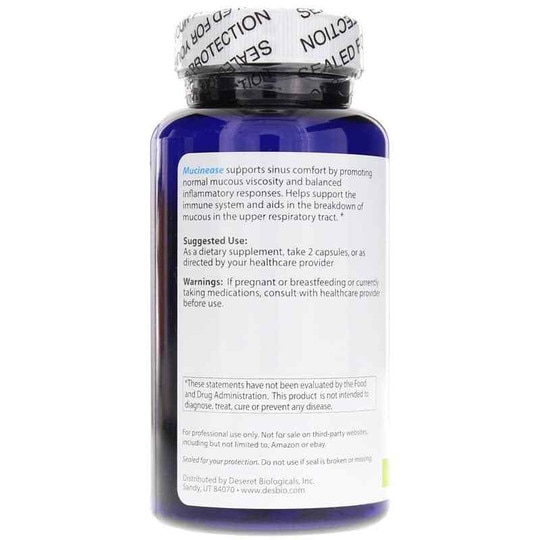 Mucinease, 60 Capsules, DB
