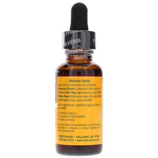 Mullein Garlic Ear Oil, 1 Oz, HPH