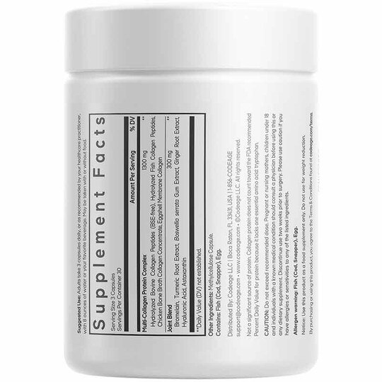Multi Collagen + Joint Blend, 90 Capsules, CDE