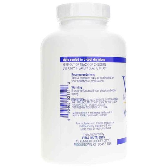 Multi-Nutrients 2 (with Copper & without Iron), 180 Cap, VTN