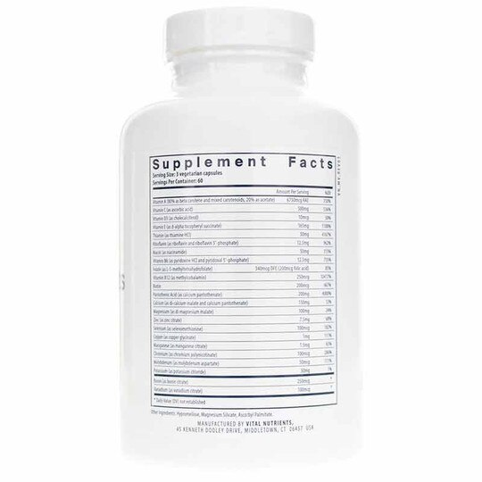 Multi-Nutrients No Iron or Iodide, 180 Veg Capsules, VTN
