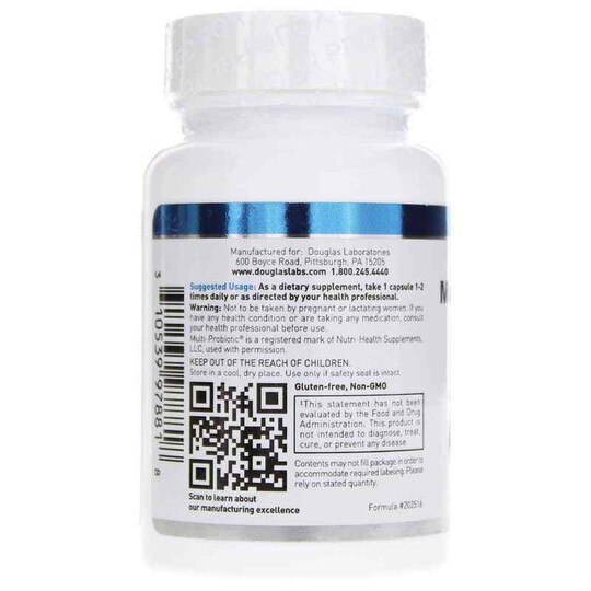 Multi Probiotic 15 Billion, 60 Veg Capsules, DGL