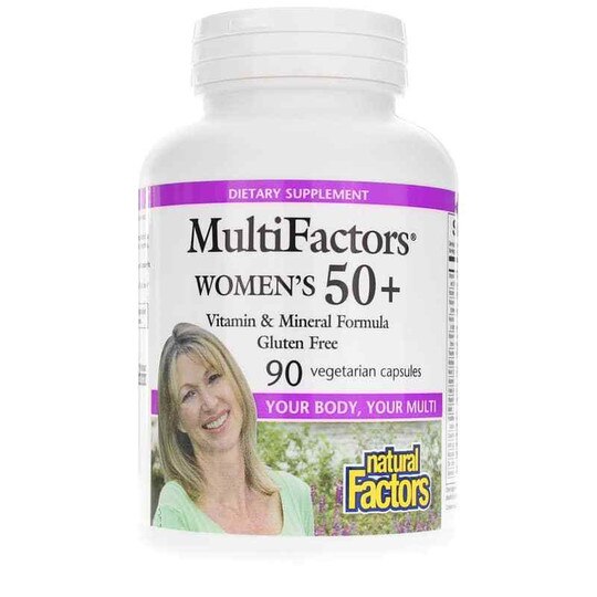 MultiFactors Women's 50+, 90 Veg Capsules, NF