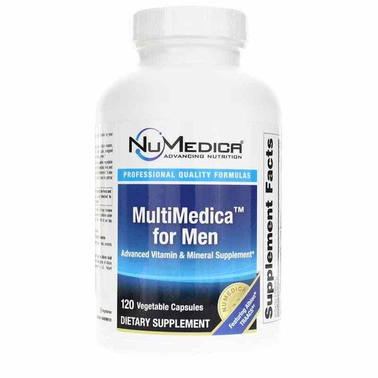 MultiMedica for Men Copper & Iron Free, 120 Veg Capsule, NUM