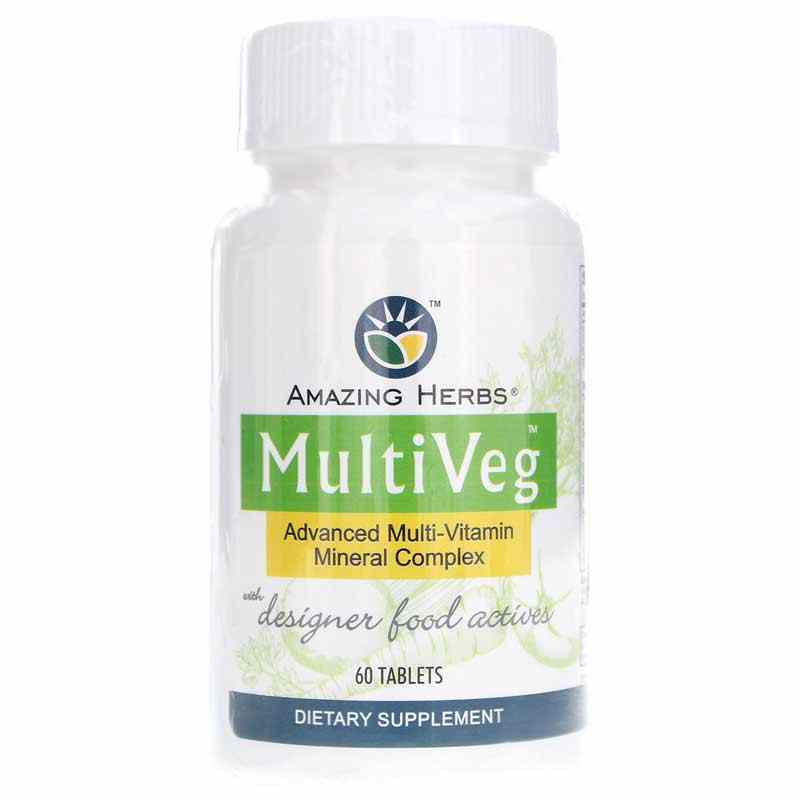 MultiVeg MultiVitamin Mineral Complex, Amazing Herbs