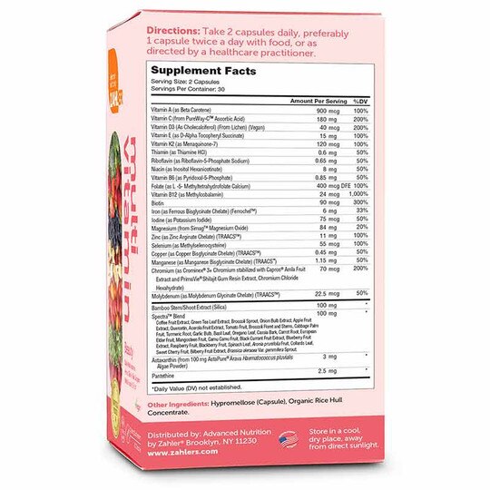 Multivitamin Beauty, 60 Capsules, ZHL