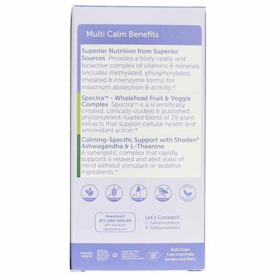 Multivitamin Calm. 60 Capsules, ZHL