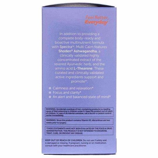 Multivitamin Calm. 60 Capsules, ZHL