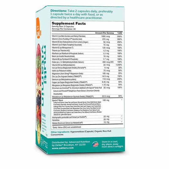 Multivitamin Immune, 60 Capsules, ZHL