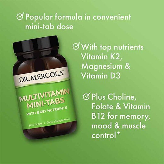 Multivitamin Mini-Tabs, 300 Tablets, DRM