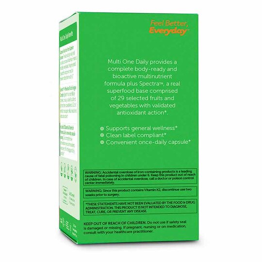 Multivitamin One Daily, 60 Capsules, ZHL