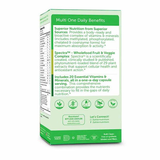 Multivitamin One Daily, 60 Capsules, ZHL