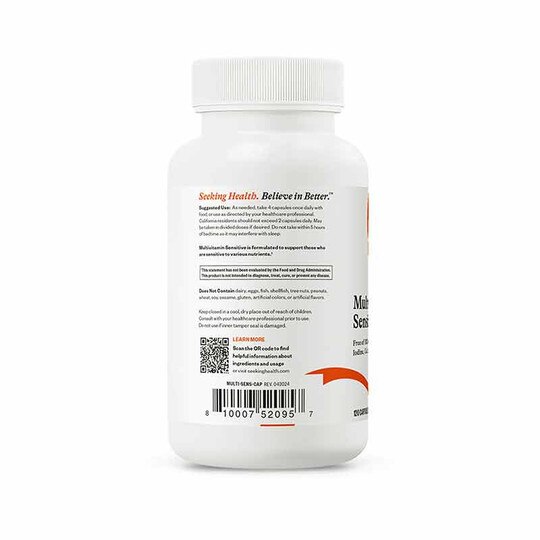 Multivitamin Sensitive, 120 Veg Capsules, SKH