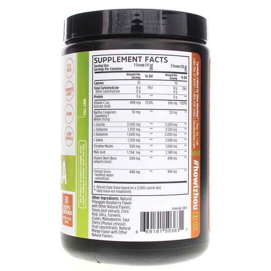 Muscle BCAA Maximum Formula, 11.6 Oz, ZHO