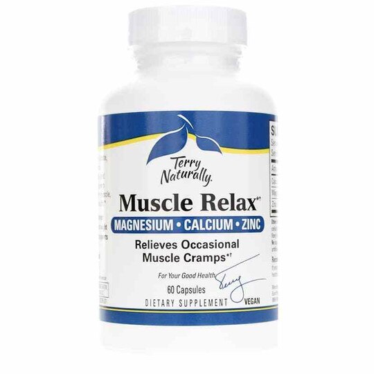Muscle Relax Magnesium Calcium Zinc, 60 Capsules, TNT