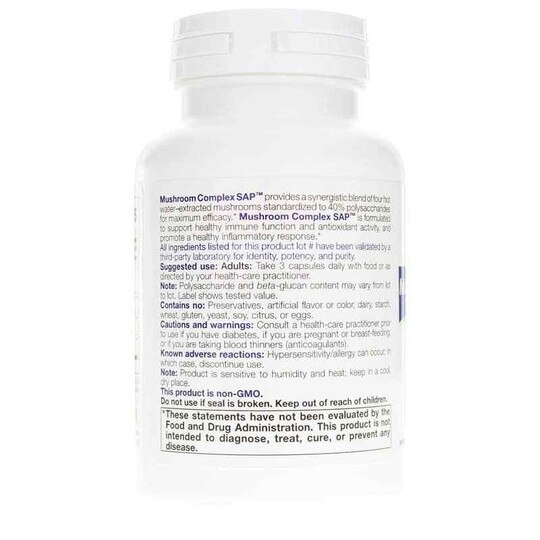 Mushroom Complex SAP, 90 Capsules, NFH
