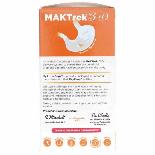 My Little Bugs Total Care Probiotic for Kids, 30 Chewable Tablets, PBLN
