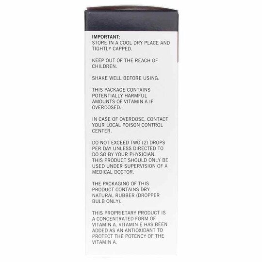 Mycelized Vitamin A, 1 Oz, KRK