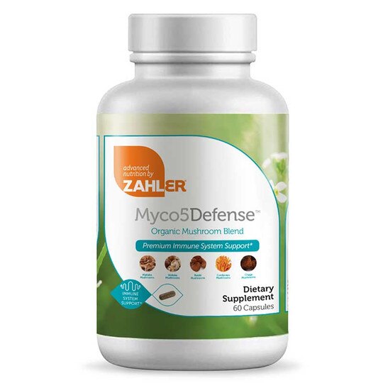 Myco5Defense Organic Mushroom Blend, 60 Capsules, ZHL