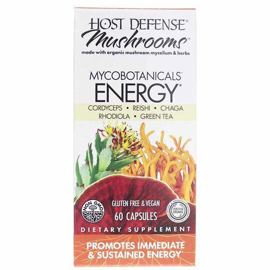 MycoBotanicals Energy, 60 Veg Capsules, HDF
