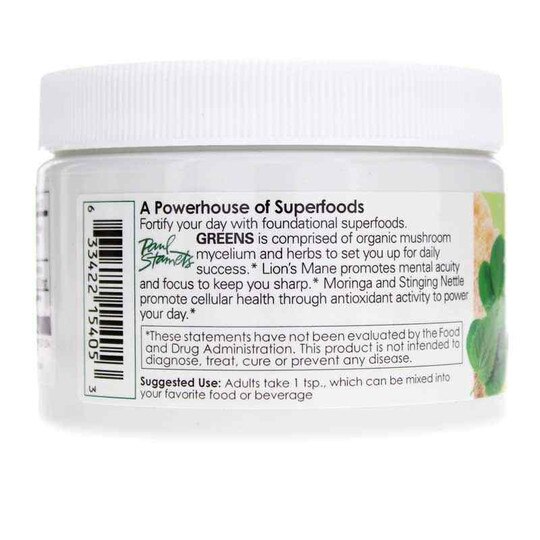 MycoBotanicals Greens Powder, 3.5 Oz, HDF
