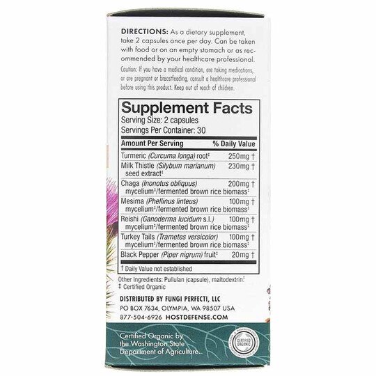 MycoBotanicals Liver, 60 Veg Capsules, HDF