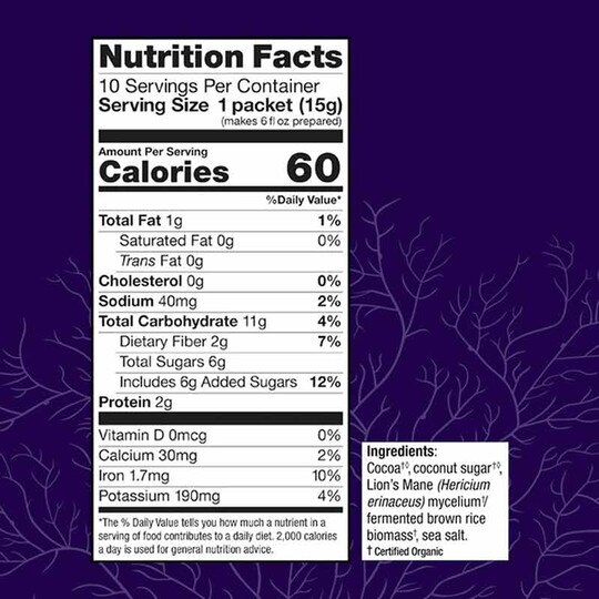 MycoBrew Lion's Mane Drink Mix, HDF