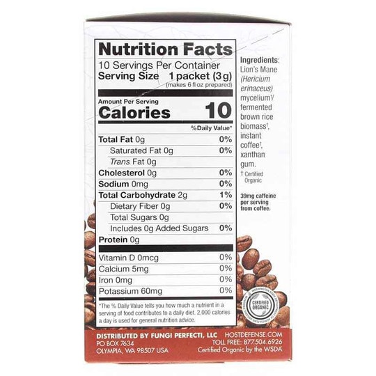 MycoBrew Lion's Mane Drink Mix, HDF