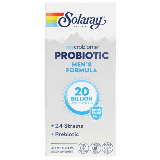 Mycrobiome Probiotic 20 Billion CFU, Men's Formula, 30 Enteric Coated Veg Capsules, SLR