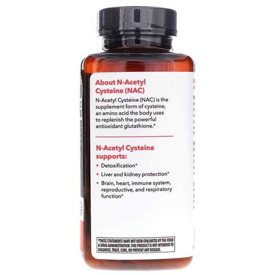 N-Acetyl Cysteine 750 Mg, 60 Veg Capsules, LSE