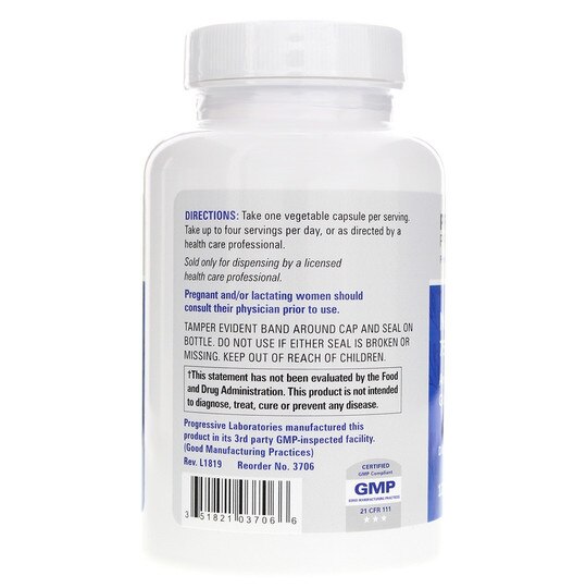 N-Acetyl-L-Cysteine 750 Mg, 120 Veg Capsules, PGL