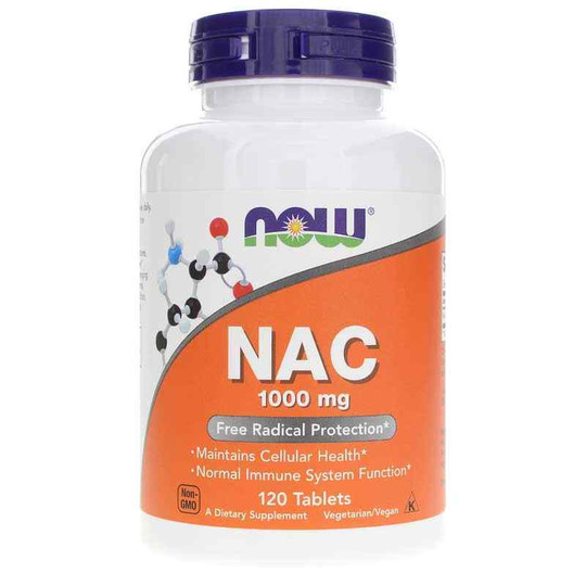NAC 1000 Mg, 120 Tablets, NOW