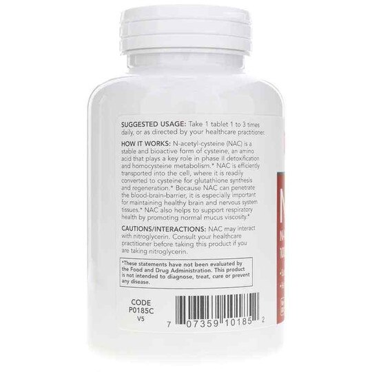 NAC 1000 Mg, 120 Tablets, PFLB