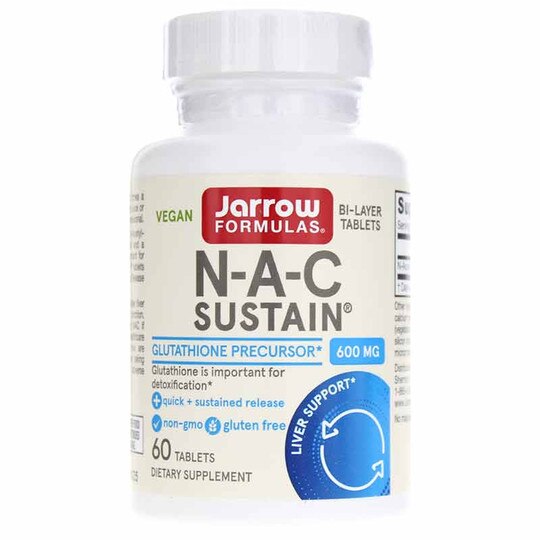 N-A-C Sustain 600 Mg, 60 Tablets, JRF