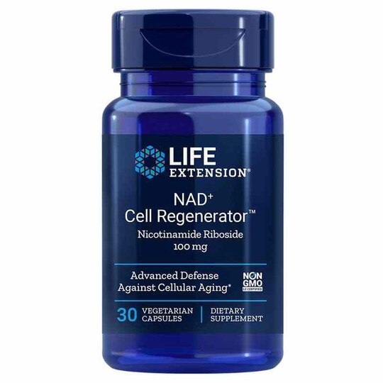 NAD+ Cell Regenerator 100 Mg, 30 Veg Capsules, LFE