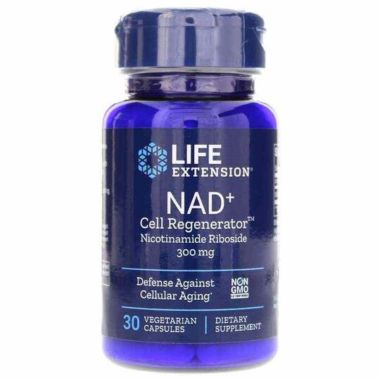 NAD+ Cell Regenerator 300 Mg, 30 Veg Capsules, LFE
