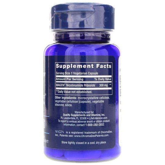 NAD+ Cell Regenerator 300 Mg, 30 Veg Capsules, LFE