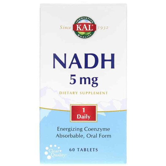 NADH 5 Mg, 60 Tablets, KAL