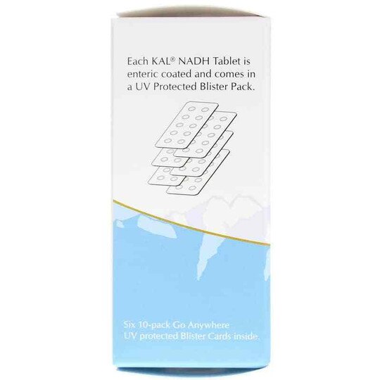 NADH 5 Mg, 60 Tablets, KAL