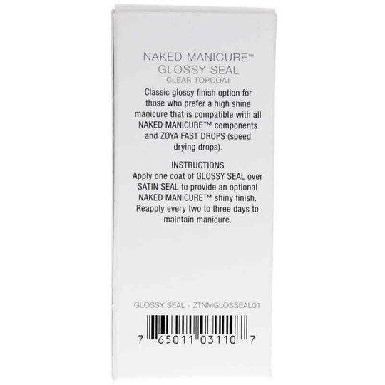 Naked Manicure Glossy Seal, .5 Oz, ZYA
