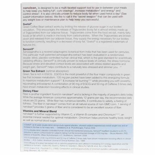 NanoLean Weight Management, 30 Packets, BPH