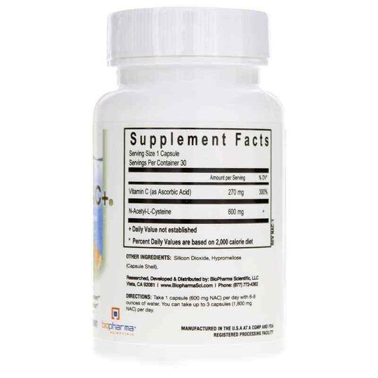 NanoNAC + with Vitamin C, 30 Capsules, BPH