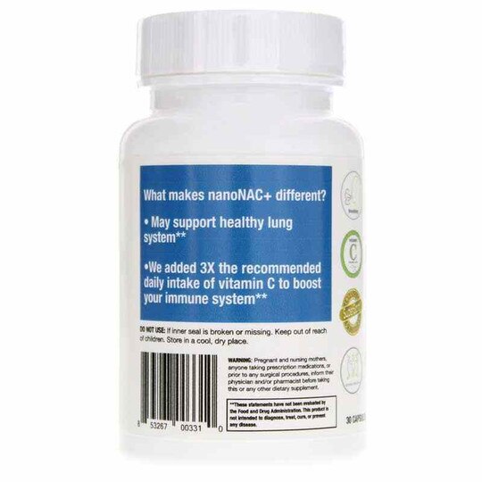 NanoNAC + with Vitamin C, 30 Capsules, BPH