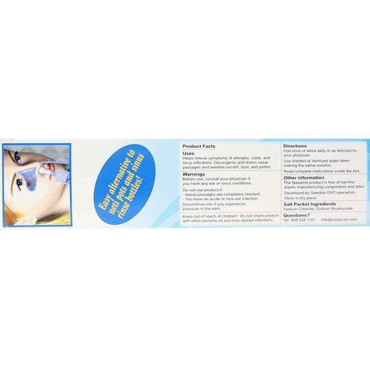 Nasaline Nasal Rinsing System, 1 Syringe, SQP