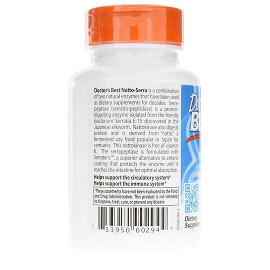 Natto-Serra, 90 Veg Capsules, DRB