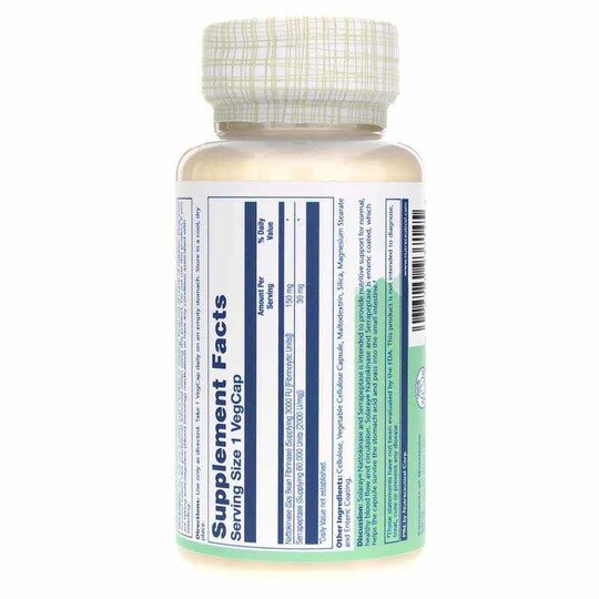 Nattokinase Serrapeptase, 30 Enteric Coated Veg Capsules, SLR
