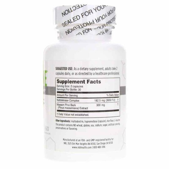 Nattopine, 60 Capsules, NBI